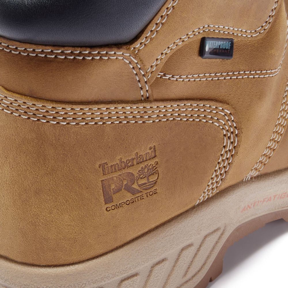 Botas de Trabajo Timberland Hombre Pro® Helix Hd 6\" Comp Toe Marrones/Negras - Chile EBW-649158